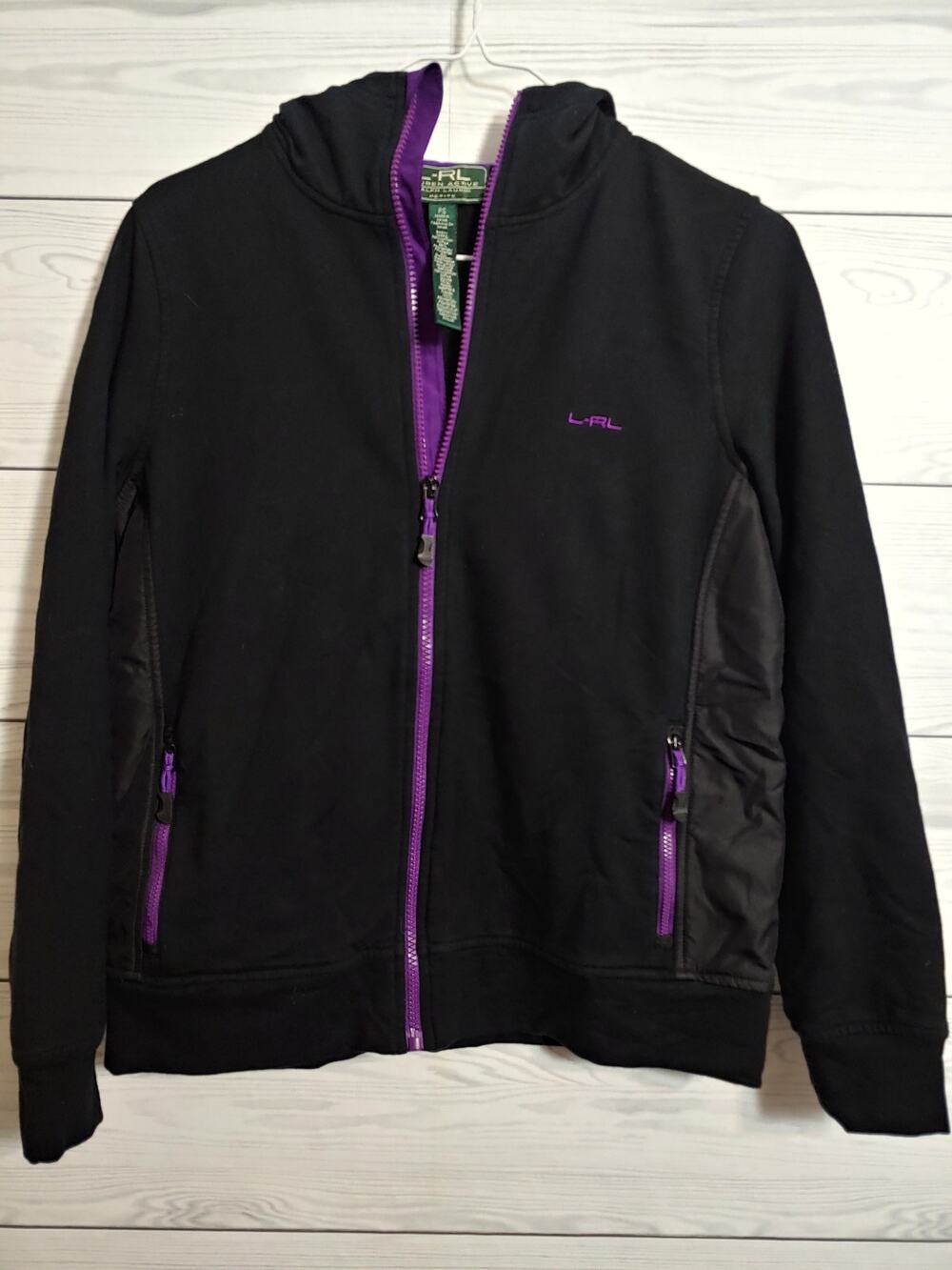 Womens LRL Lauren Active Ralph Lauren Hooded Jacket sz SP